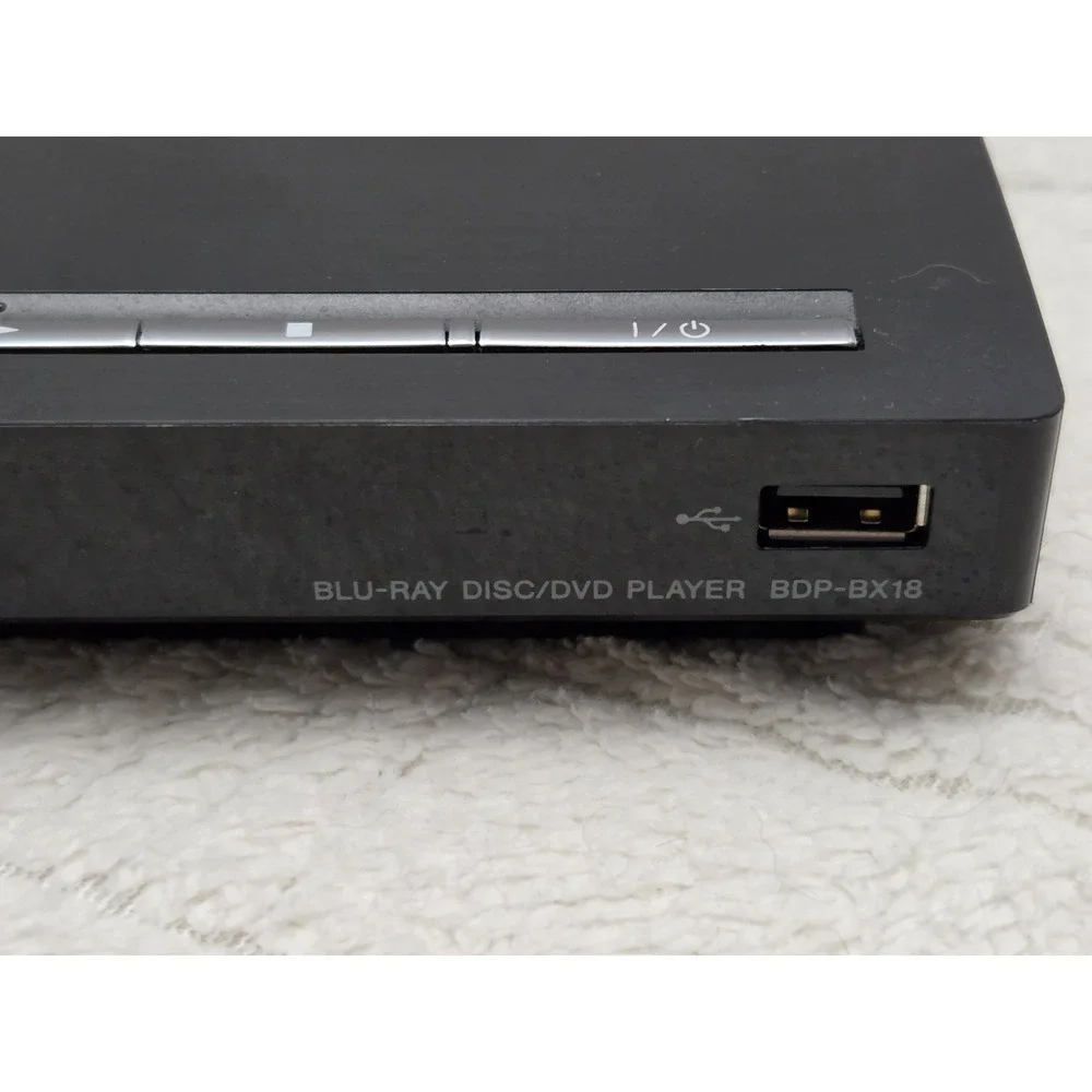 Sony Model BDP-BX18 Blu-ray Disc DVD Player Black No Remote Tested & Works